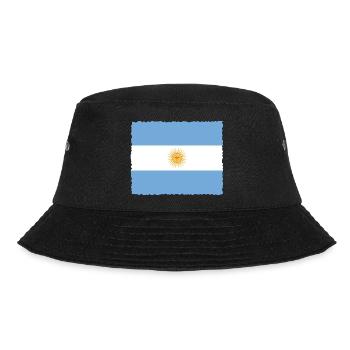 Argentina Flag South America Argentine Flag - Bucket Hat - black - Front - Lela (165cm)