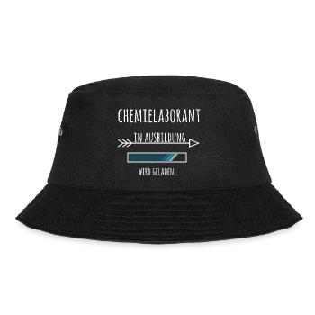 Chemielaborant Ausbildung Beruf Geschenk - Bucket Hat - Schwarz - Vorne - Lela (165cm)