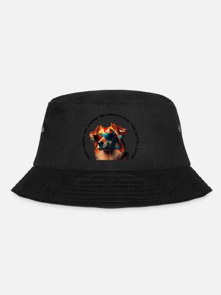 Hunde Liebhaber - Bucket Hat - Schwarz