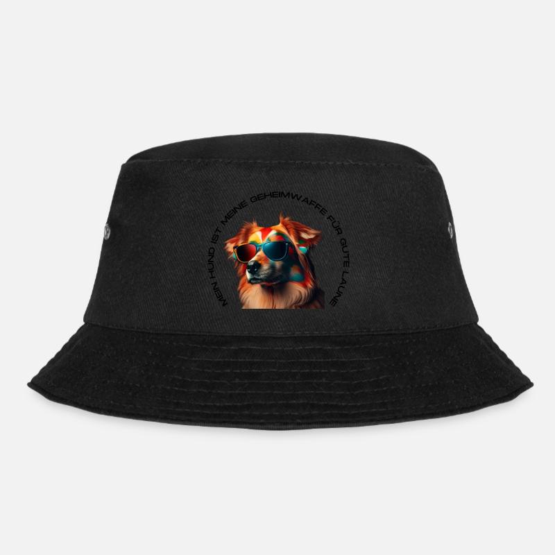 Hunde Liebhaber - Bucket Hat - Schwarz