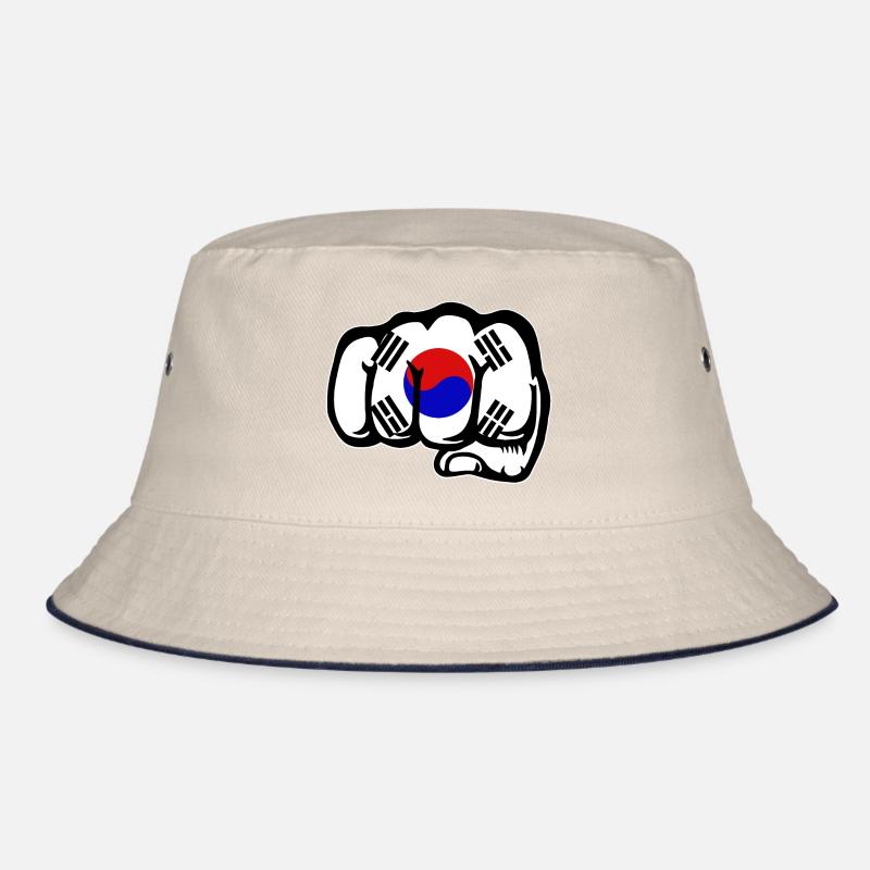 Drapeau de la Corée du Sud main poing Bob