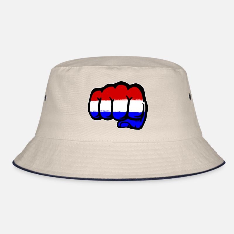 Holland Flagge Hand Faust Bucket Hat