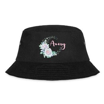 Für Avery - Bucket Hat - Schwarz - Vorne - Lela (165cm)