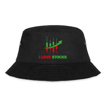 Love of stocks - Bucket Hat - black - Front - Lela (165cm)