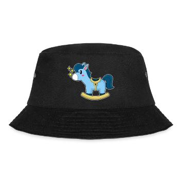 Süßes Schaukelpferd - Bucket Hat - Schwarz - Vorne - Lela (165cm)