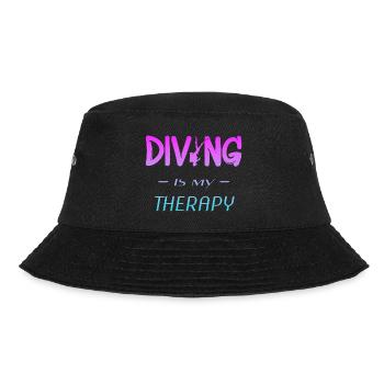 Tauchen Taucher Geschenk - Bucket Hat - Schwarz - Vorne - Lela (165cm)