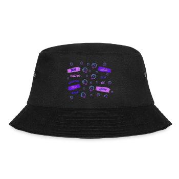 Ich weiss wovon ich rede, weil ich es sage - Bucket Hat - Schwarz - Vorne - Lela (165cm)
