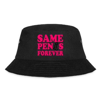 Same penis forever - Bucket Hat - black - Front - Lela (165cm)