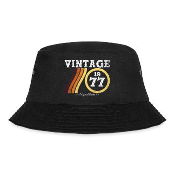 Limited Edition Retro Classic 47 Years Old - Bucket Hat - black - Front - Lela (165cm)