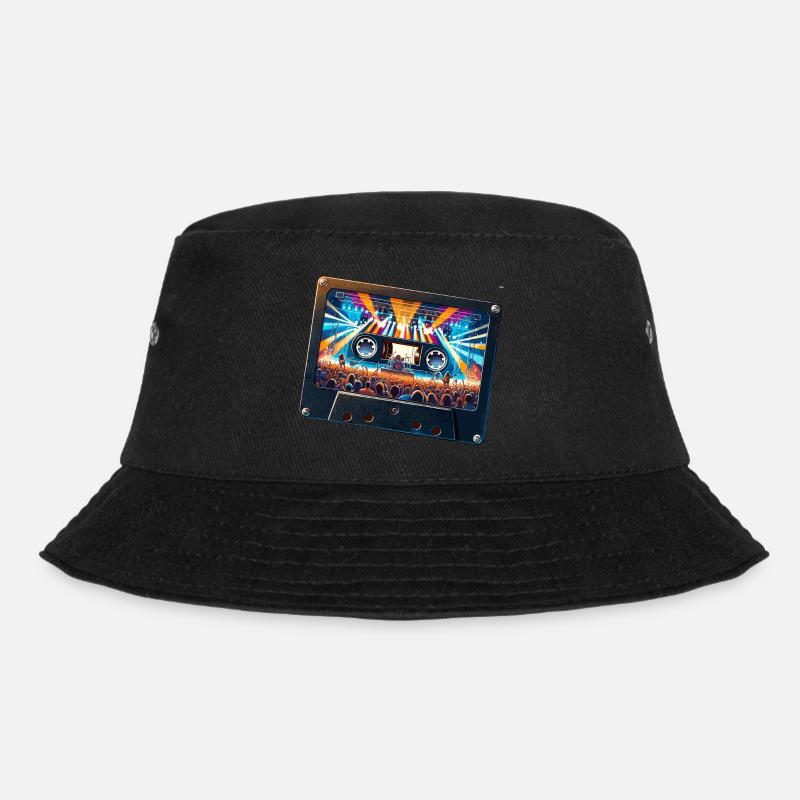 Cassette vintage avec représentation de concert - Bob - noir