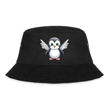 Ange pingouin mignon - Bob - noir - Devant - Lela (165cm)