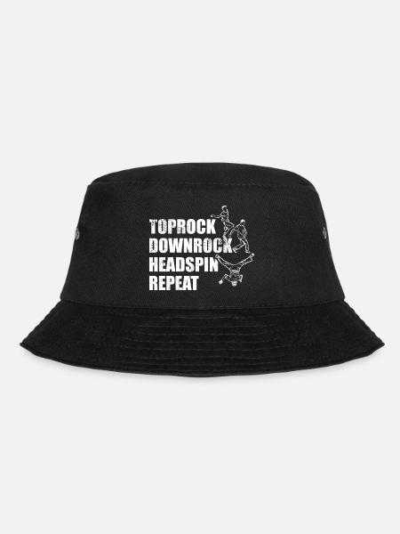 Breakdance Techniken - Bucket Hat - Schwarz