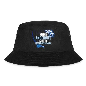 Angler Fishing Fishing Rod Fishing - Bucket Hat - black - Front - Lela (165cm)