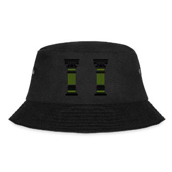 antike säule 2 - Bucket Hat - Schwarz - Vorne - Lela (165cm)