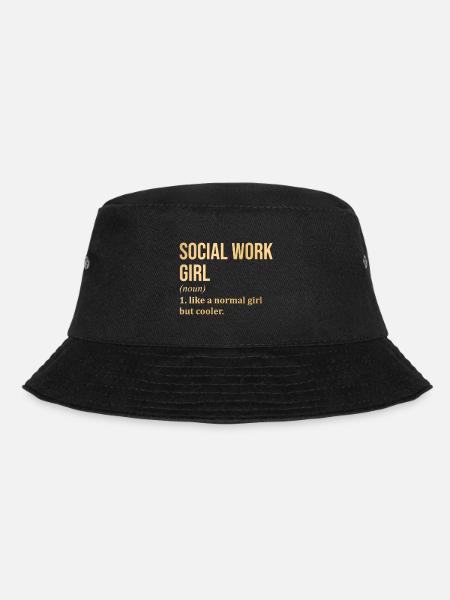Sozialarbeit Sozialarbeit Sozialarbeit Sozialarbeit - Bucket Hat - Schwarz