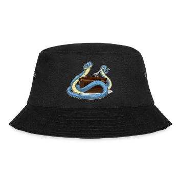 Snake Cake - Bucket Hat - black - Front - Lela (165cm)