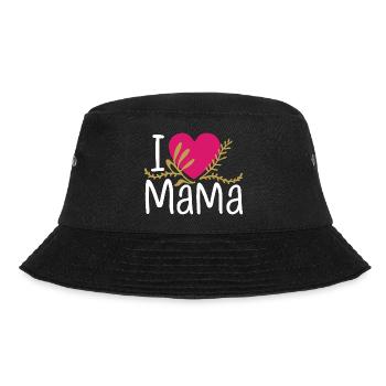 Mama Mother's Day Birthday Gift Idea - Bucket Hat - black - Front - Lela (165cm)