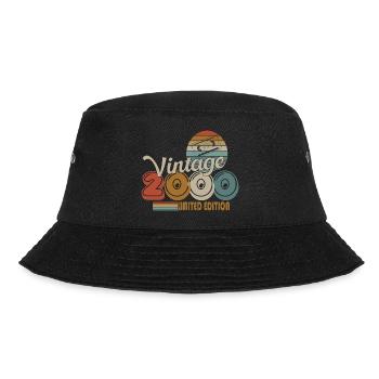 2000 - Bucket Hat - Schwarz - Vorne - Lela (165cm)