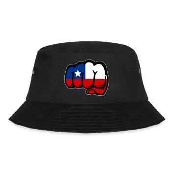 Chile Flagge Faust - Bucket Hat - Schwarz - Vorne - Lela (165cm)