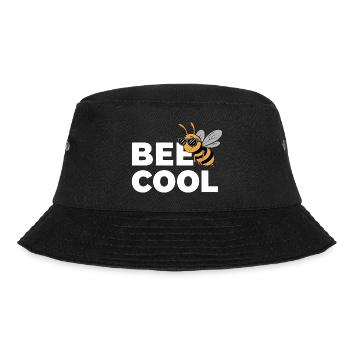 Biene Lustiger Spruch für Imker Bienenzüchter - Bucket Hat - Schwarz - Vorne - Lela (165cm)