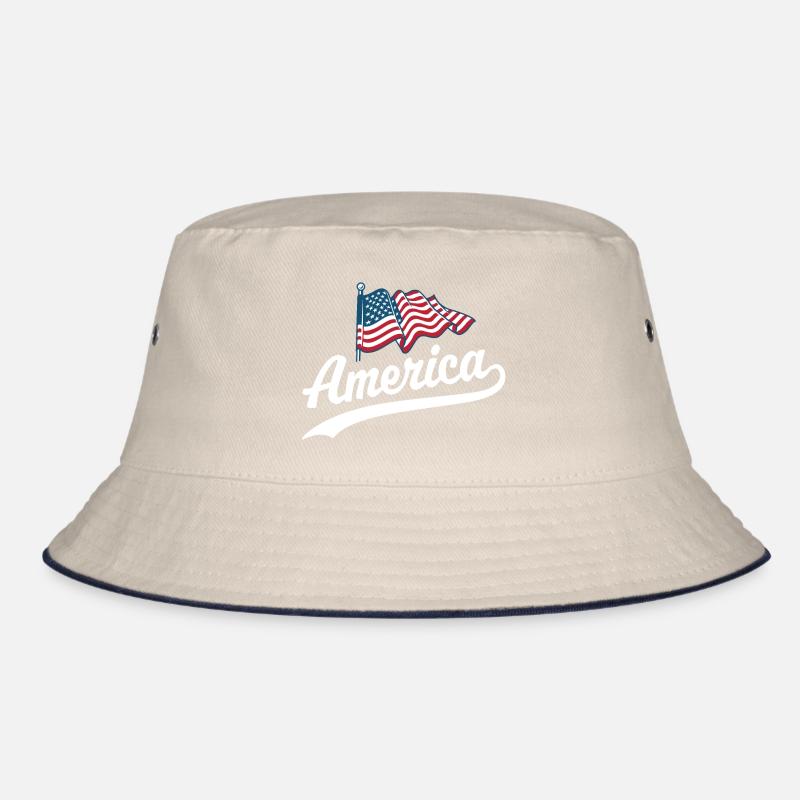 Amerika Flagge Bucket Hat