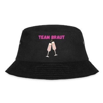TEAM BRAUT - Bucket Hat - Schwarz - Vorne - Lela (165cm)