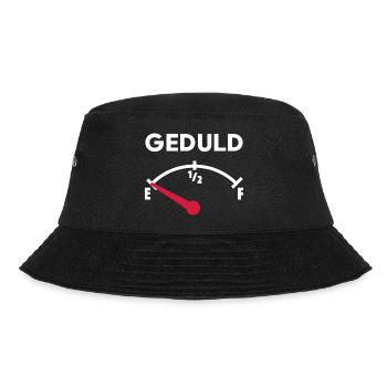 Geduld - Bucket Hat - Schwarz - Vorne - Lela (165cm)