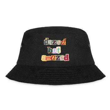 dazed but amazed - Bucket Hat - Schwarz - Vorne - Lela (165cm)