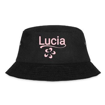 Licia - Bucket Hat - Schwarz - Vorne - Lela (165cm)