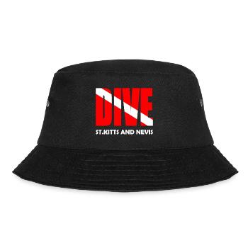 Dive St. Kitts - Karibik - Caribbean - West Indies - Bucket Hat - black - Front - Lela (165cm)