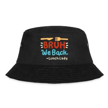 Mittagessen Zurück zur Schule - Bucket Hat - Schwarz - Vorne - Lela (165cm)