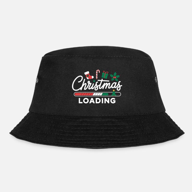 Christmas Loading Ladebalken Weihnachten - Bucket Hat - Schwarz