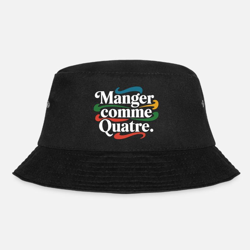 Manger comme quatre - Bob - noir