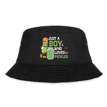 Juste un garçon qui aime les cornichons Aneth Concombre végétalien - Bob - noir - Devant - Lela (165cm)