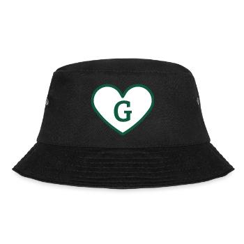 Lettre g cœur sport tendance vert - idée cadeau - Bob - noir - Devant - Lela (165cm)