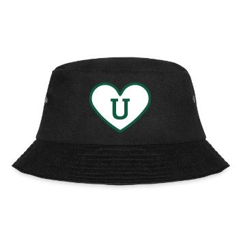 Lettre u cœur sport tendance vert - idée cadeau - Bob - noir - Devant - Lela (165cm)