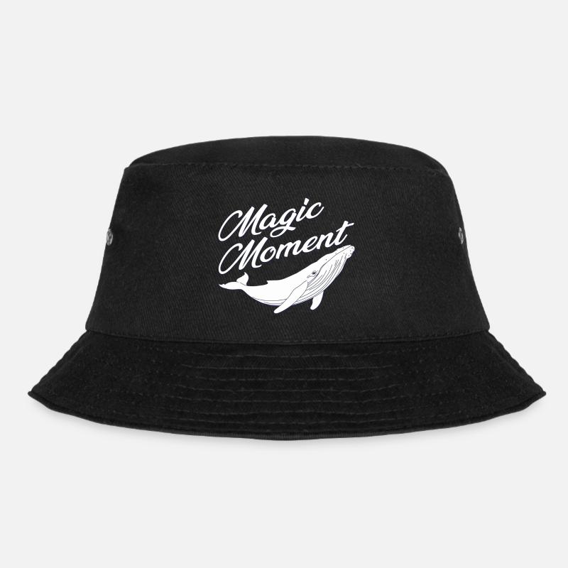 Wal - Naturschutz - Magie - Bucket Hat - Schwarz