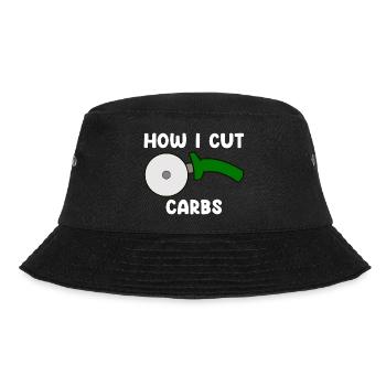 Pizza - Bucket Hat - black - Front - Lela (165cm)