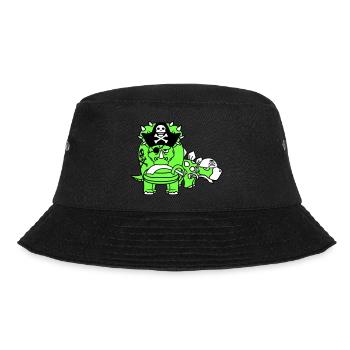 Triceratops Stegosaurus 2 Dinosaure Pirate Dino - Bob - noir - Devant - Lela (165cm)