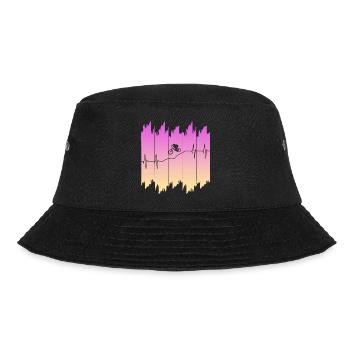 Downhill Biken - Bucket Hat - Schwarz - Vorne - Lela (165cm)