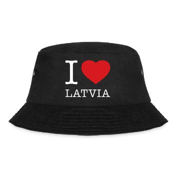 J’ADORE LA LETTONIE LETTONE - Bob - noir - Devant - Lela (165cm)