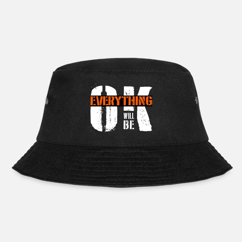 everything will be ok - Bucket Hat - Schwarz