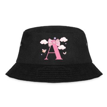 Brief an Pink Clouds - Bucket Hat - Schwarz - Vorne - Lela (165cm)