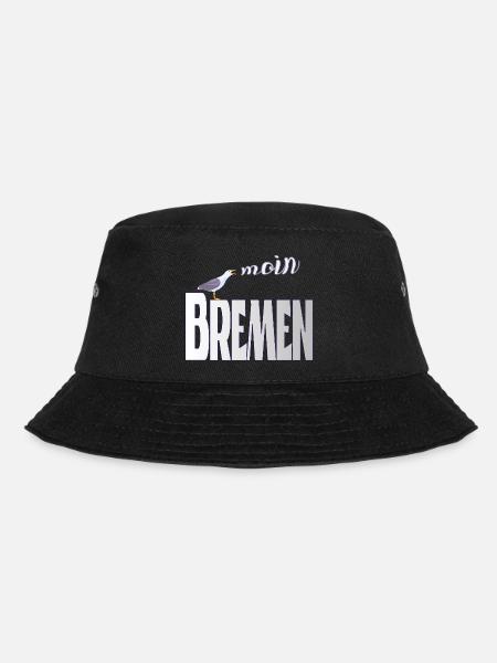 Bremen Möwe & Moin Design - Bucket Hat - Schwarz