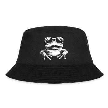 Cool Frosch Sonnenbrille Sommer - Bucket Hat - Schwarz - Vorne - Lela (165cm)