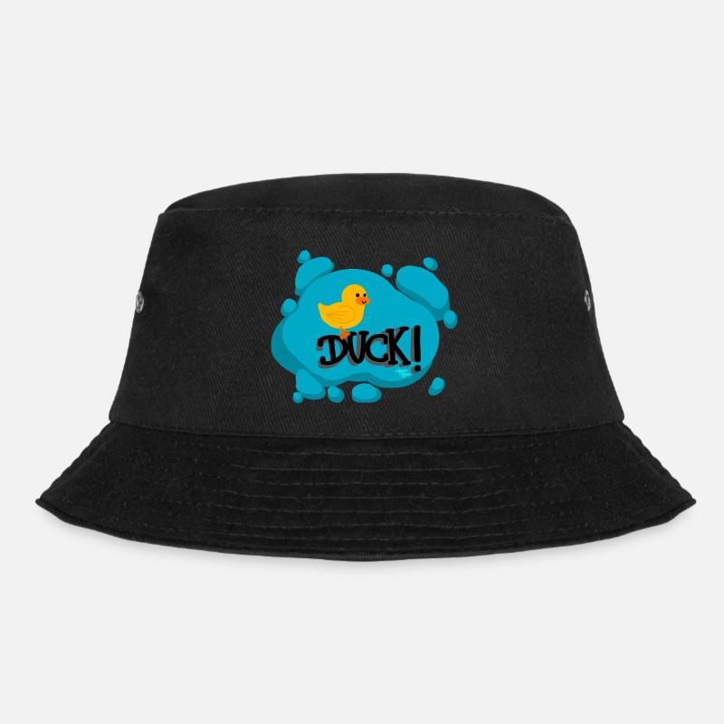 Duck! -CB - Bucket Hat - black