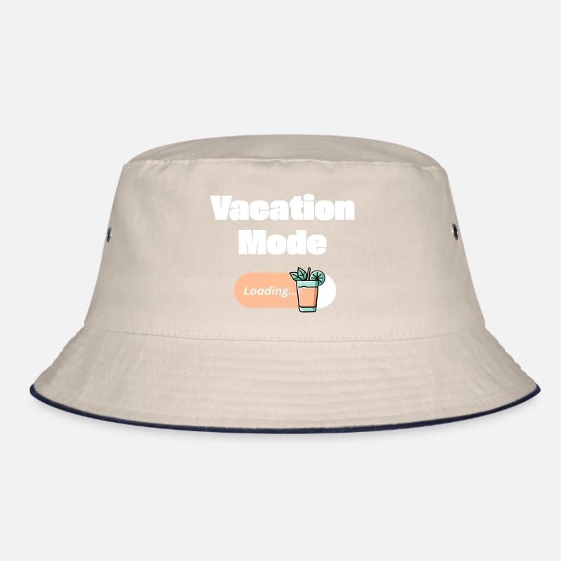 Vacation Mode On – Mai Tai with Loading Bar (light) Bucket Hat
