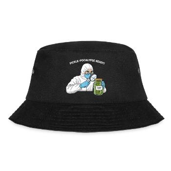 Pickle-pocalypse Ready ! - Bucket Hat - Schwarz - Vorne - Lela (165cm)