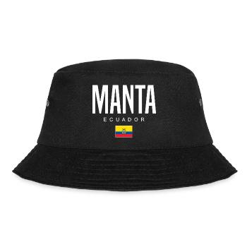 Manta Équateur Équatorien - Bob - noir - Devant - Lela (165cm)