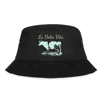 Vache laitière de La Dolce Vita en négatif - Bob - noir - Devant - Lela (165cm)